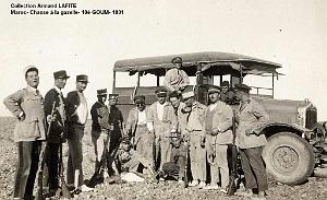 PERIODE MAROCAINE 1928 1930 LAFITE A- 332- Chasse a la gazelle